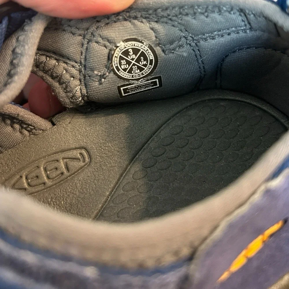 Keen Sandals Kids Size 3 Newport H2 Trail Hiking‎ Water Sport Sandal Navy Shoes